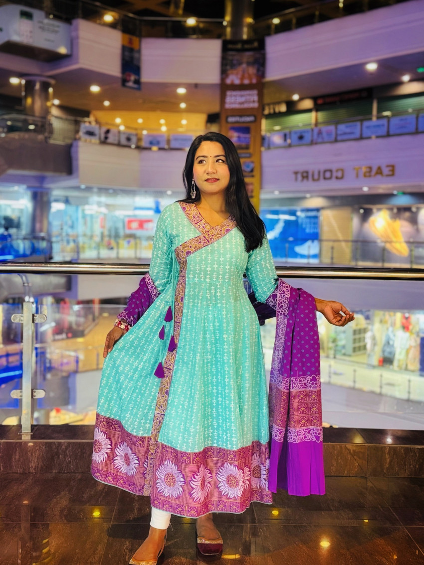 12 kolir anarkali- 2pcs