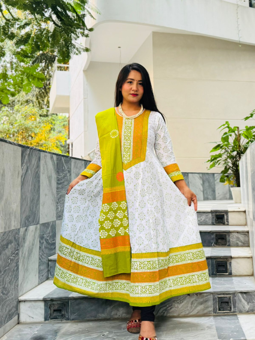 12 kolir anarkali- 2pcs